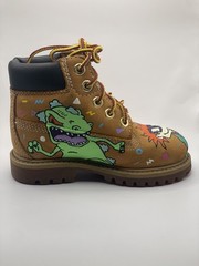 Custom Timberland Boots (rugrat Inspired) Size 6c