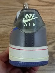 Nike Air Force 1 Low GS Dunk Youth CT1628-001 Gray Athletic Shoes Size 5.5Y