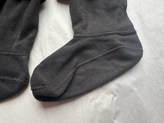 Hunter Rocket Ship/ Moon Boot Socks Kids Medium Black Fleece Cuff Liner Unisex