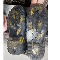 Kids Construction Vehicle Light Up Rain Boots Waterproof Pull On Blue Yellow 11