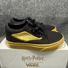 Vans Harry Potter old skool elastic Deathly Hallows Black Kicks kids size 12 NIB