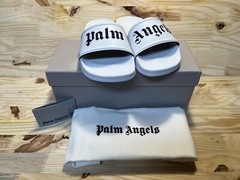 Palm Angels Children’s Slides Size 13-13.5 (31) White-With Shoe Bag