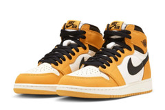 Jordan 1 Retro High OG (GS) ‚Yellow Ochre‘ Black Sail FD1437-701 Kids Sz 5-7 Air