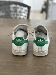 adidas Stan Smith J Causal Retro Sneaker White/Green, Size 5.5