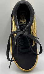 Vans Harry Potter Kids Size US 11.5 Black Tennis Shoes, Golden Snitch