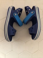 Crocs Crocband Cruiser Sandals, Size Toddler C12 Blue .
