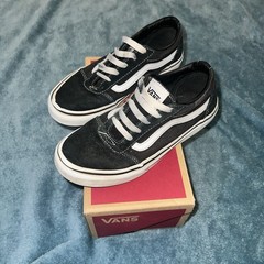 Vans Ward Sneakers Youth Size 3.0 black/white Suede Good Used Condition