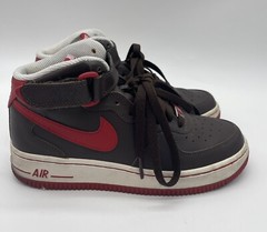 2006 Nike Air Force 1 MID XXV Brown & Red Players 314195-261 Size: 4.5 Youth
