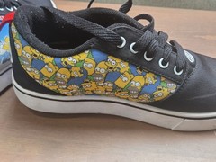 HEELYS The Simpsons Unisex Pro 20 Shoe Skate Sneaker Authentic Size 5 Youth