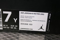 Air Jordan 8 Retro Bugs Bunny 2013 (GS) Kids Size 7y 305368103