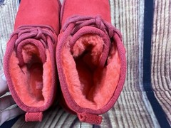 NEW Kids Ugg x Elmo Neumel II 2 Boots 1127431K Red Size 3 Sesame Street NIB