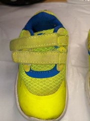Starter Toddler Sneakers Size 5 Lime Green Hook and Loop Closure