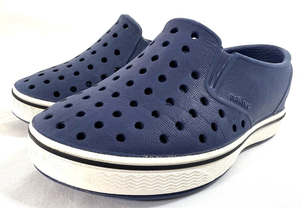 Native Miles Shoes-Regatta Blue, Kid’s Size C6