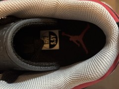 Jordan Spizike Low GS Basketball Sneaker Gym Red Black Gray US 5.5Y EU 38