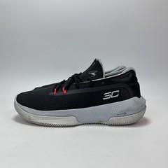 Under Armour Curry 3Zer0 3 Black Mod Grey Athletic Basketball Shoes Youth Size 7