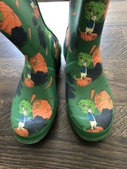 Green Kids Hunter Wellies Peter Rabbit Special Edition UK 1 Rainboots