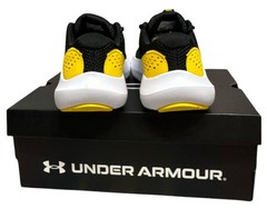 Under Armour Grade School Ua Surge 4 Kids Running Shoes: Black ,yellow Size 6
