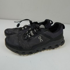 On Cloud Running Waterproof Shoes Youth Size 6 Black CloudTec Trail Sneakers