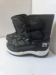 Kid’s Avalanche AV87691 Black Snow Boots Size 13