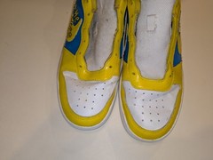Nike Air Bart Shoes Size 7Y Simpsons Custom Jordan Sneakers 7 Y Boys Girls Kids