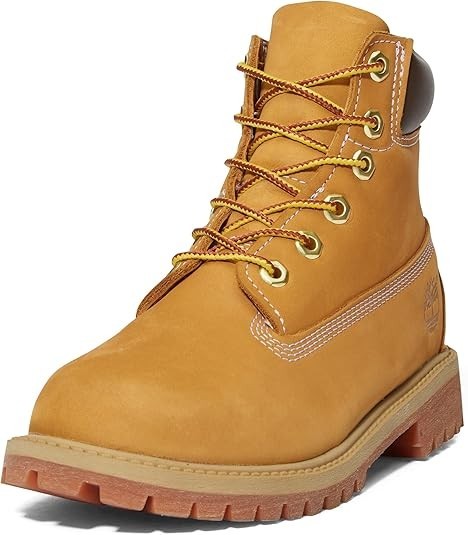 Timberland Premium 6″ Waterproof Boots Wheat Nubuck Juniors Kids Size 7M Junior