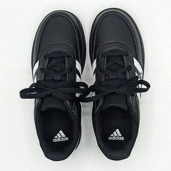 Adidas “Breaknet 2.0” Kid’s & Youth Lifestyle Court Lace Shoes (Black/White) NEW