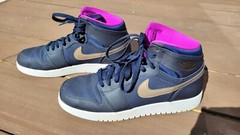 Nike Air Jordan 1 Retro 2015 MAYA MOORE Shoe Navy Blue – Very Lightly Used 9.5Y