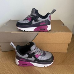 Nike Air Max 90 EasyOn ‘Dark Raisin’ Toddler Sneakers HF6359-003- SZ 7 C
