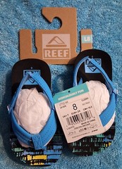 Reef Kids Little Ahi Flip-Flops Sandals CJ2091 – Childrens Size 8 New With Tags
