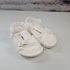 BIRKENSTOCK RIO WHITE EVA PLASTIC ANKLE STRAP SANDAL 34 Kids Size 3 US