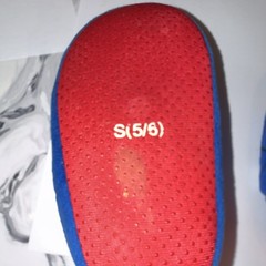 Marvel Spider-Man Unisex Kids Blue/Red Slip-On Slippers US 5 Synthetic