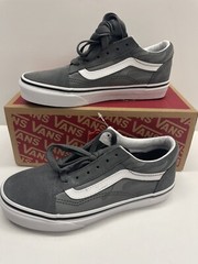 Vans Old Skool Pewter with Ghosted Flame Youth Shoes (choose size) New