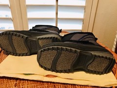 Buster Brown Chill Chasers Size 2 Medium Gray Blue Snowboots Kids Youth
