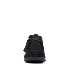 Clarks Older Boys Wallabee Boot O Black Suede 26168044