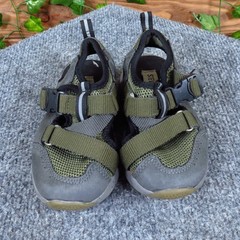 Steve Madden TBlast Toddler Boys Size 7 Green Gray Sport Sandals Casual