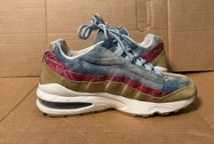 GS Nike Air Max 95 Parachute Beige / Denim Sz 7Y Wild West BV6375-200 Womens 8.5