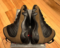 Nike Air Jordan 9 Retro GS Black True Red Light Olive HV4574 030 Size 6.5Y
