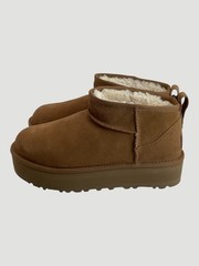 UGG Classic Ultra Mini Platform Kid’s Size 5 Chestnut Boots