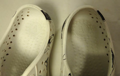 Native Jefferson Orca Whale Little Kid Toddler Shoe Black White Slip On Water C6