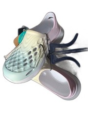 Rugged Shark Comfort Foam Kids Slip-On Water Sneakers Clog in Pastel Gradient-10