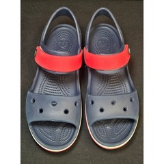 Crocs Bayaband Sandal Kids Navy Red White Sporty Water Shoes J3 205400-4CC