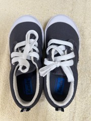 Keds Graham size 9 Wide classic sneaker canvas Navy lace Cap toe