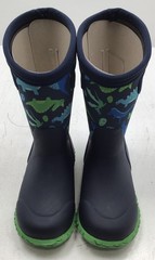 BOGS Unisex Kids Rainboots Dinosaur Navy Marine Size 11 – Waterproof