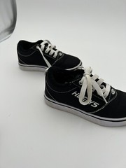 Heelys Pro 20 Canvas Low Top Black Roller Skate Shoes Sneakers HES10393 Youth 3