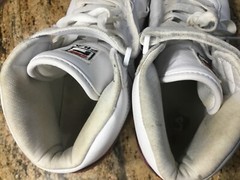 FILA Vulc Mid Plus 3SC60527-150 White Lifestyle Sneakers Shoe Size 6 vtg