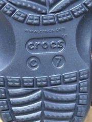 Crocs Kids Lined Clogs Rockets Planes Navy Blue Red Fleece Size C7 Toddler