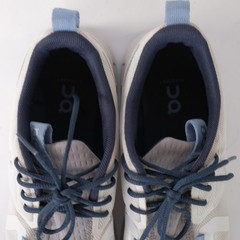 On Cloud Sky White Alloy Youth Size Y6