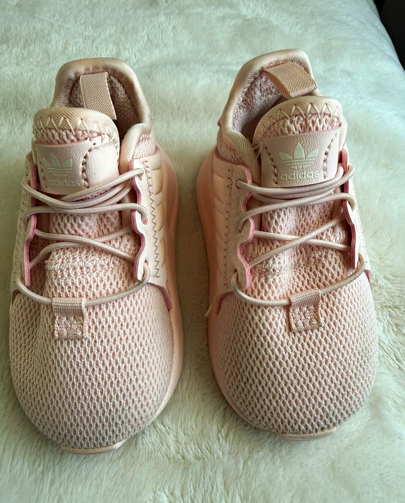 adidas U_Path Run Unisex Kids Low Top Pink Mesh Lace-Up Sneakers Size 5.5