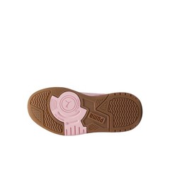 PUMA Rebound Retro Sd Lace Up Toddler Girls Off White, Pink Sneakers Casual Sho