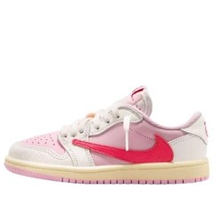 IQ7605 101 Air Jordan 1 Retro Low OG SP Travis Scott Sail Tropical Pink (PS)